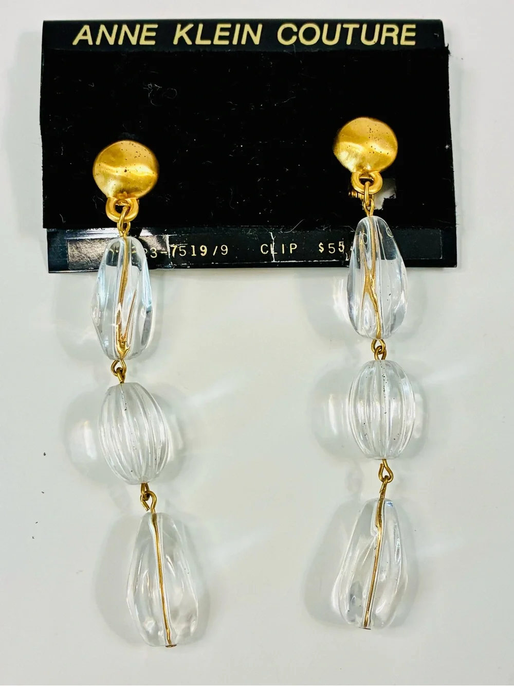 Anne Klein Couture clip earrings